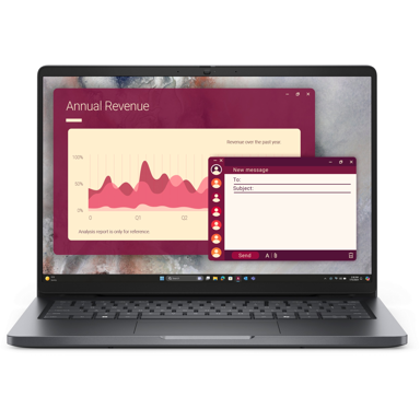 DELL Laptop Pro PC14250 / Intel Core 5 120U, 14", 1920 x 1200, 16 GB, 512 GB SSD, Windows 11 Pro, siva